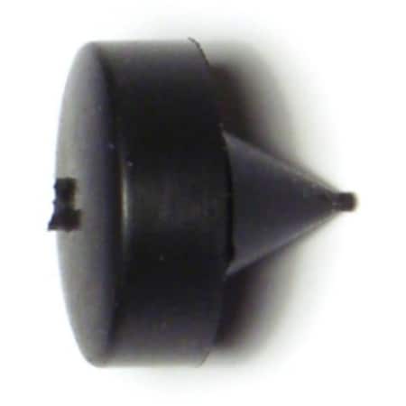 Midwest Fastener 0.8" x 0.1" Black Rubber Chevy Short Bumpers 6PK 72164